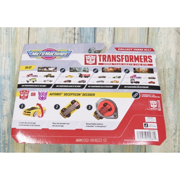 Micro Machines Transformers Series 2 Dark Of The Moon #05 4-Pack New - Picture 2 of 4